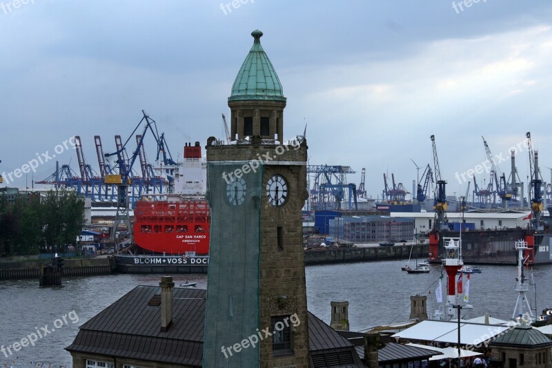 Landungsbrücken Hamburg Hanseatic City Of Hamburg Hamburgensien Harbour Cruise