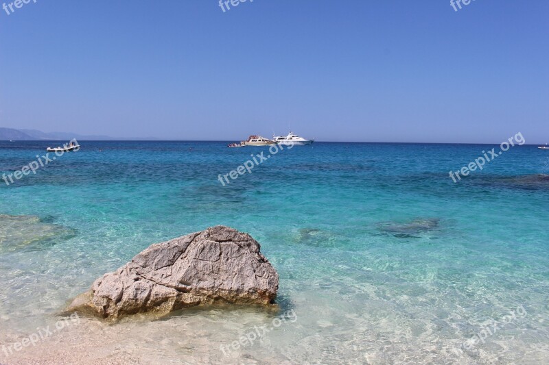 Sardinia Clear Water Turquoise Water Free Photos