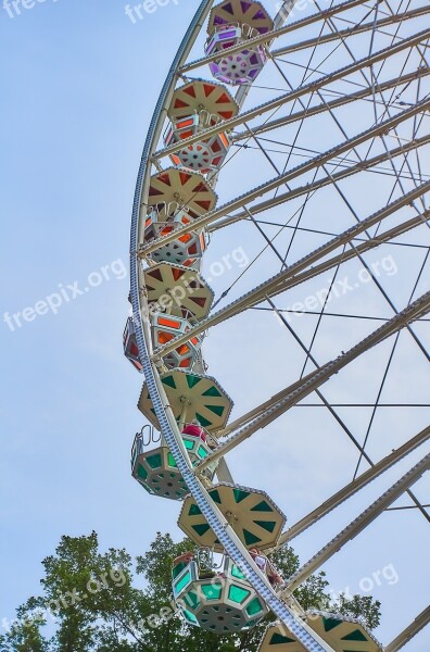 Folk Festival Ferris Wheel Year Market Fair Fairground