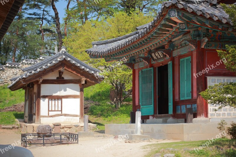 Giwajip Korean Traditional Spring Republic Of Korea Traditional Building