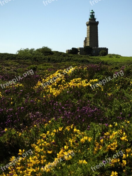 Lighthouse Brittany Brittany Coast Side Finistère