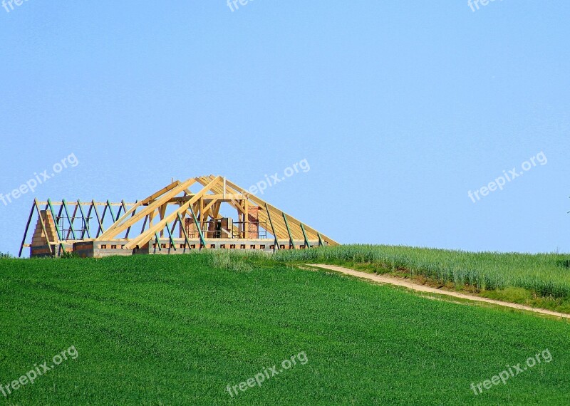 House Building The Design Of The The Roof Of The Architecture