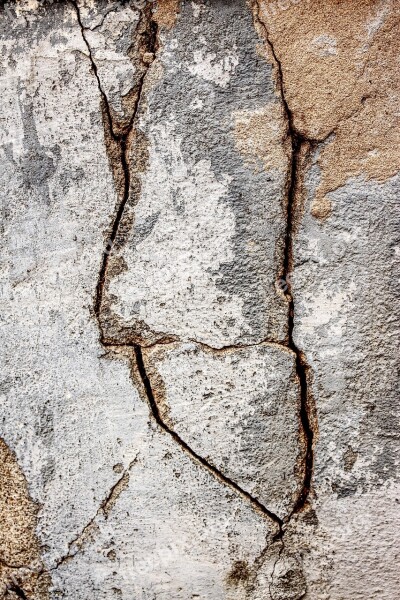 Texture Stone Wall Structure Cracked