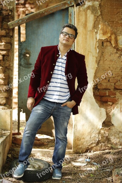 Fashion Modeling Velvet Jacket Casual Wear