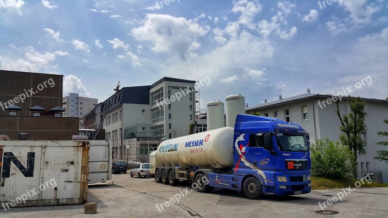 Truck Industry Gas Sky Container