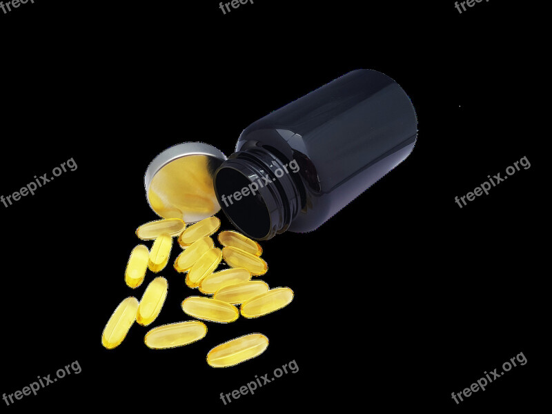 Background Transparent Isolated Fish Oil Fish Oil