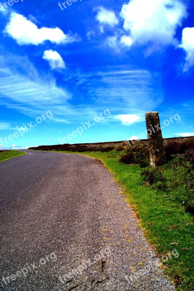 North Yorkshire Moors Sun Clouds Yorkshire