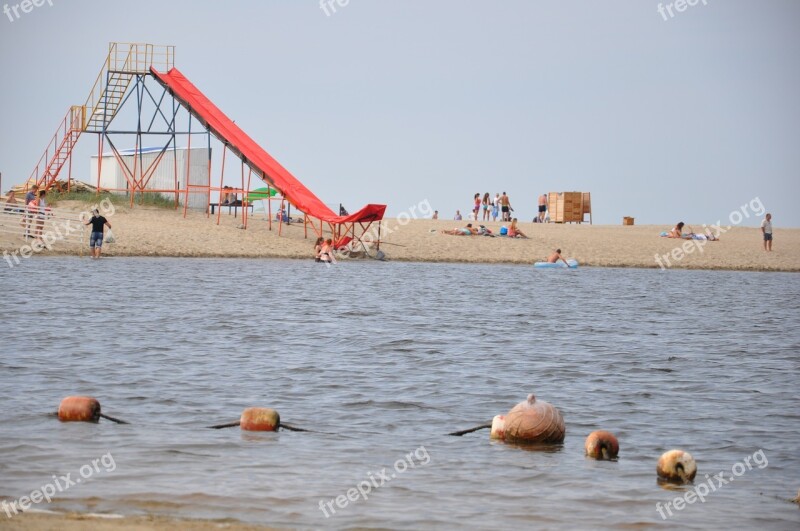 Sea Beach Amber Sand Sky