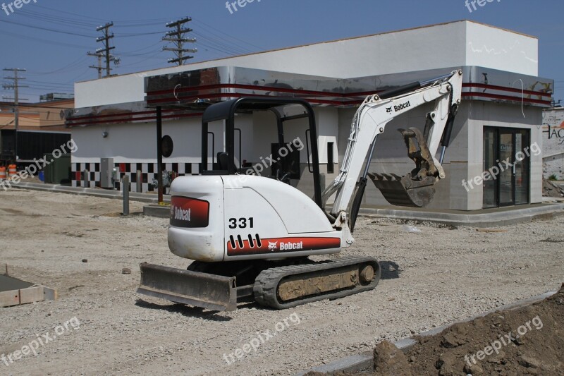 Construction Equipment Cat Work Industry Machine