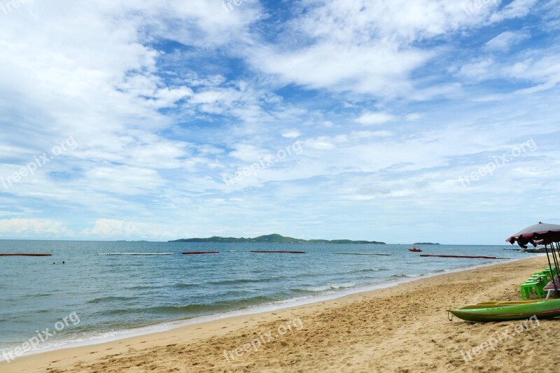 Sky Hai Bian Sand Beach Coast Free Photos