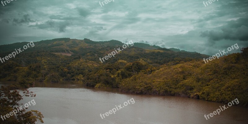 River Mountains Sky Nature Green