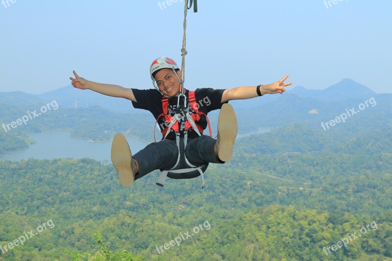 Flying Fox High Adrenalin Free Photos