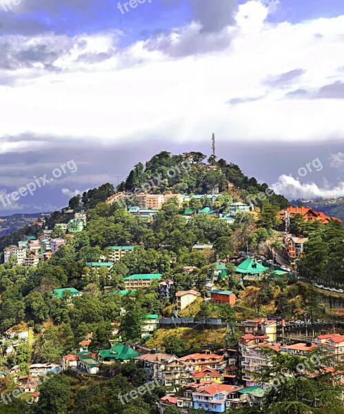 Shimla Hills Asia Travel Himachal