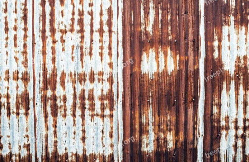 Rustic Tin Corrugated Wall Tin Blank