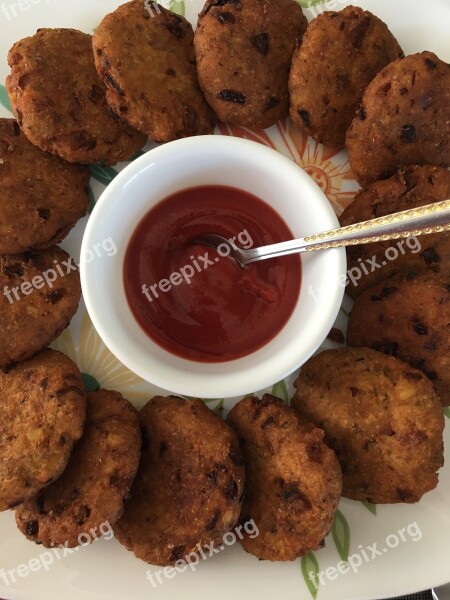 Dish Fritters Homemade Snack Vegetable