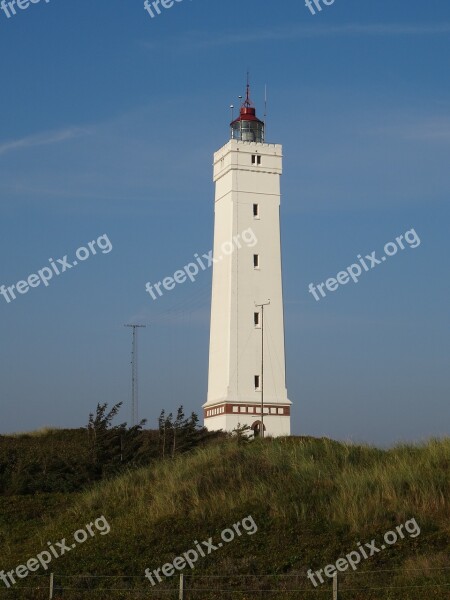 Lighthouse Blavand Marine North Sea Free Photos