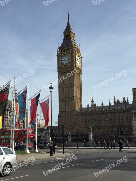 England London Big Ben British Uk