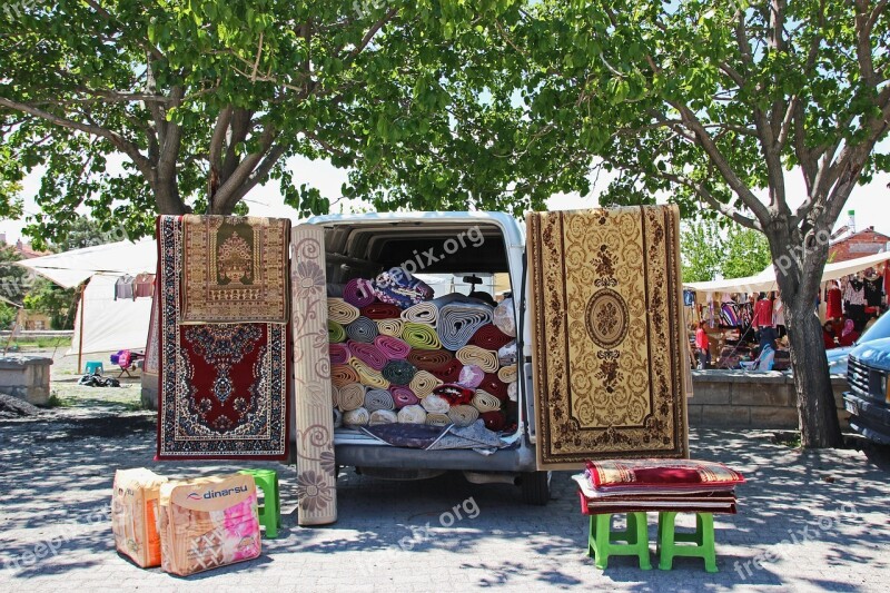 The Flying Carpet Trade Farmers Local Market Turkey Cappadocia Transporter