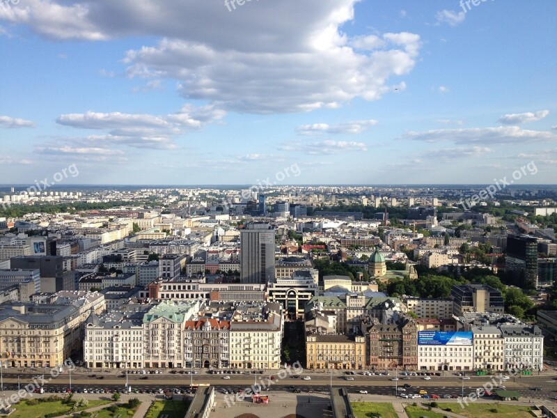 City Panorama Architecture View Poland