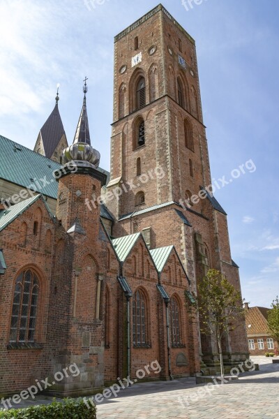 Cathedral Ribe Church Tower Religion Sky