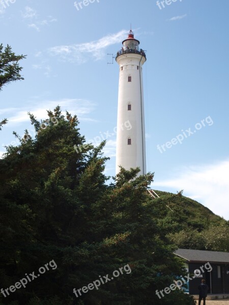 Lighthouse Denmark North Sea Jutland Free Photos