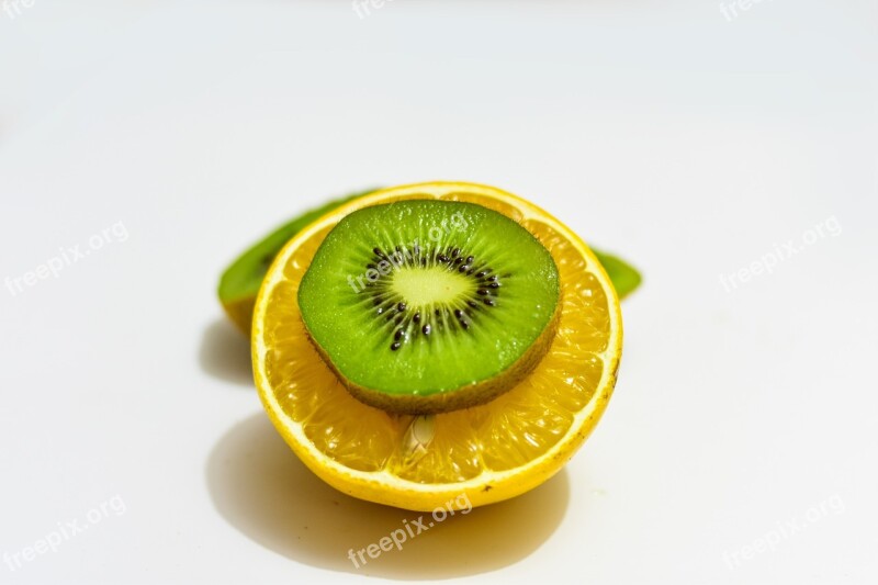 Kiwi Orange Fruit Fresh Healthy