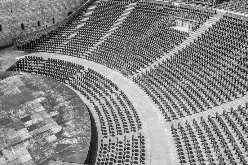 Theatre Seat Row Column Step