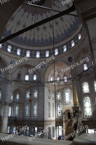 Mosque Istanbul Minaret Architecture Turkey