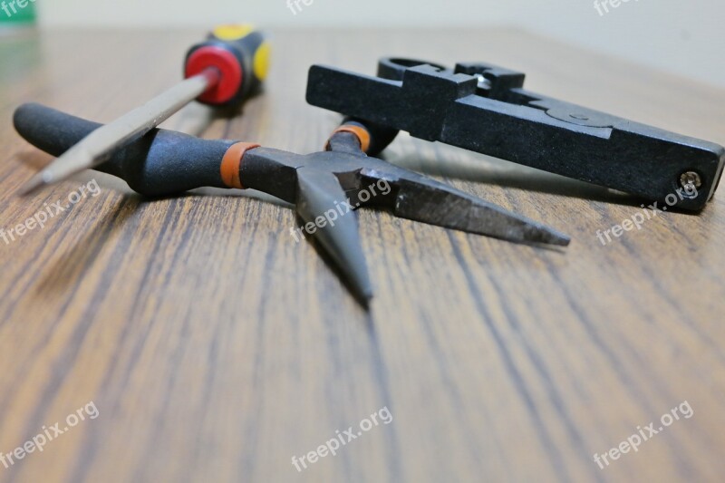 Screwdriver Tweezers Network Free Photos