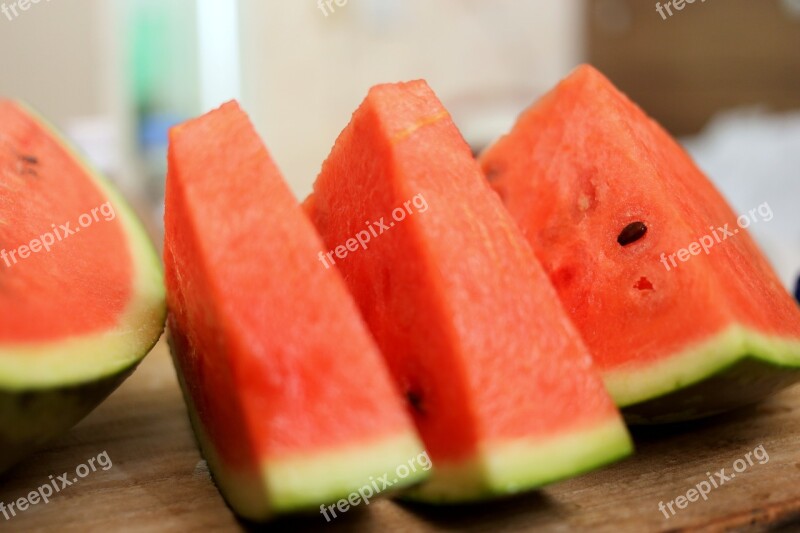 Watermelon Fruit Red Fresh Vitamin