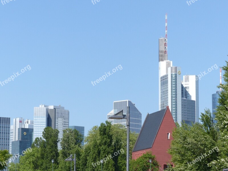 Frankfurt Am Main Germany Frankfurt City Skyline Main