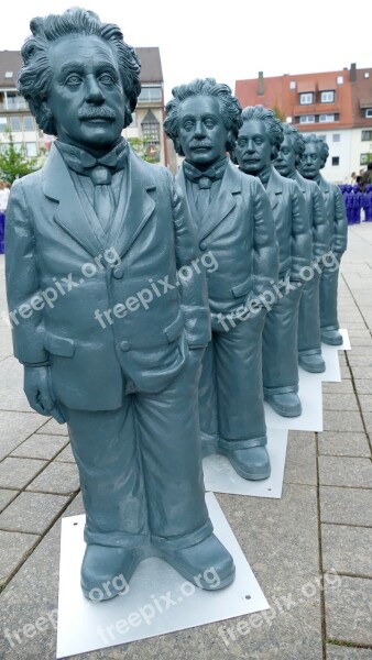 Albert Einstein Physics Statue Project Ulm