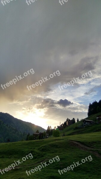 Ayder Rize Highland Sunset Cloud