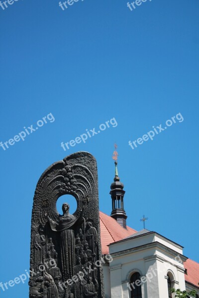 Church Monument Taras Shevchenko Cross Sky