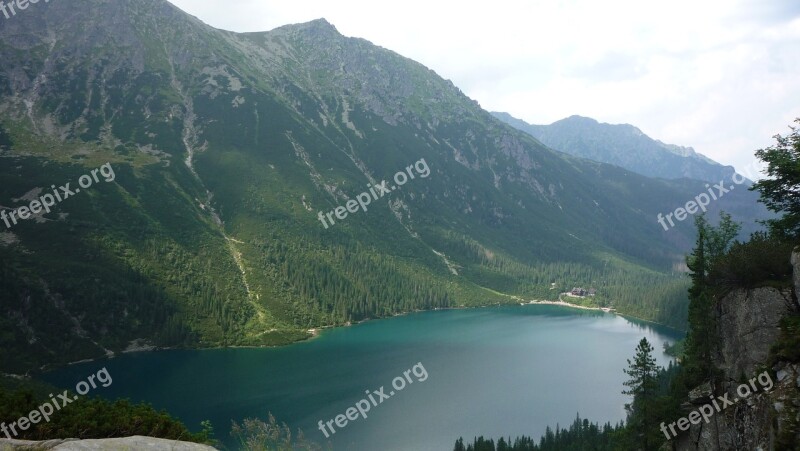 Poland Tatry Mountains Landscape Nature