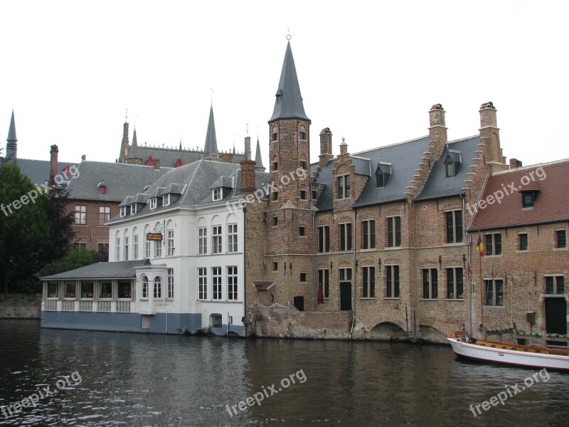 Bruges Kamienica Shutters Old House Architecture