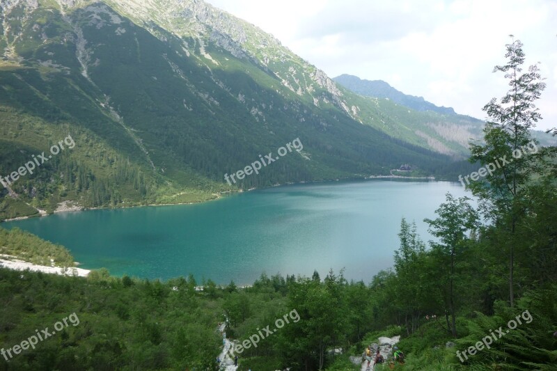 Poland Tatry Mountains Landscape Nature