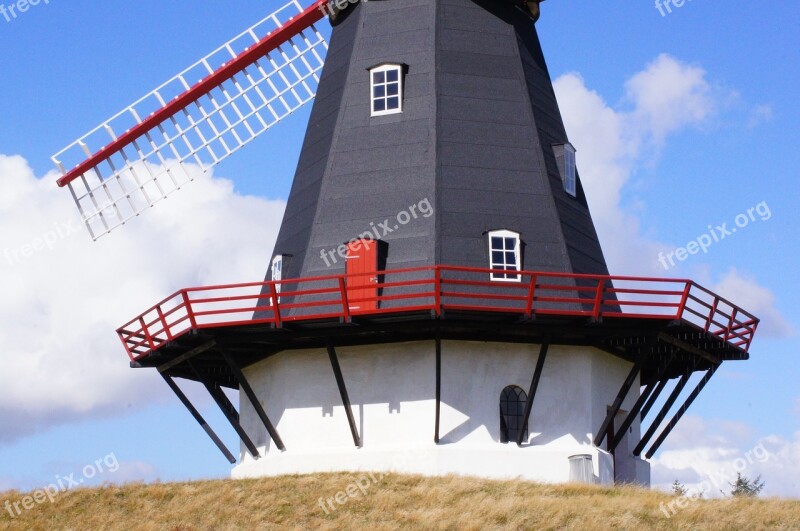 Windmill Mill Wing Denmark Wind