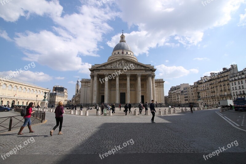 Pantheon Architecture Paris Travel Visit