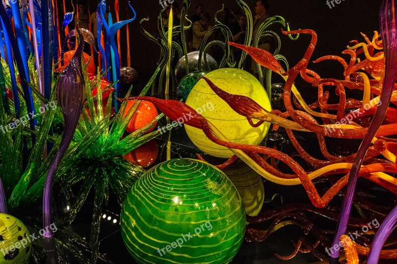 Chihuly Glass Tourism Colorful Creative