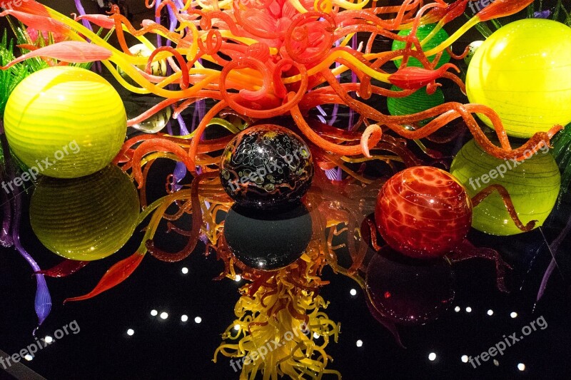 Chihuly Glass Tourism Colorful Creative