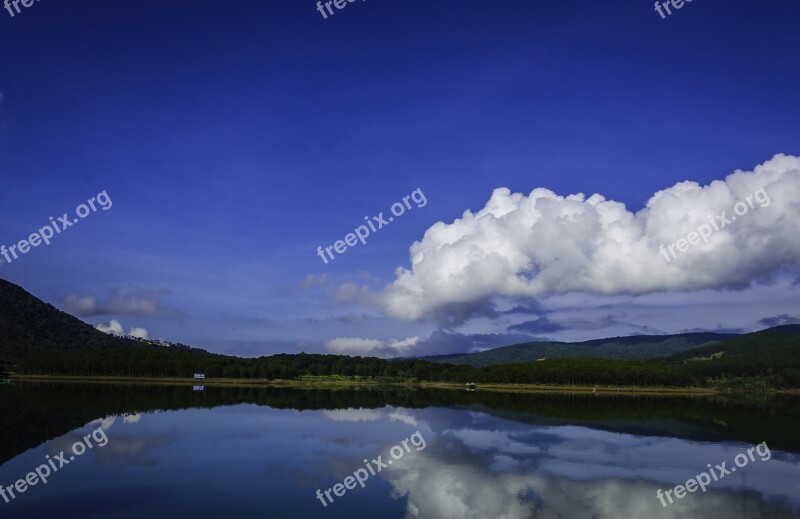 Sky Clouds Mist Scenery Dawn