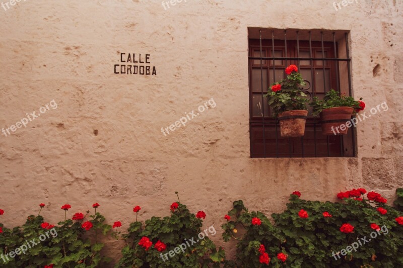 Santa çatalina Monastery Arequipa Peru Window