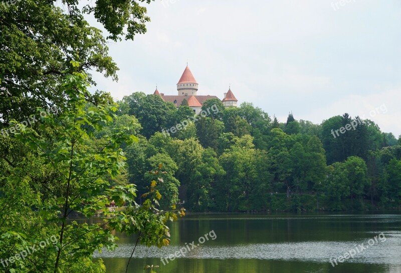 Castle Czechia Chateau Tower Tourism