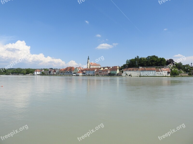 Schärding Inn Bridge Baroque City Baroque