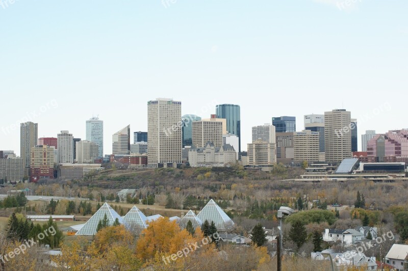 Edmonton City Downtown Urban Architecture