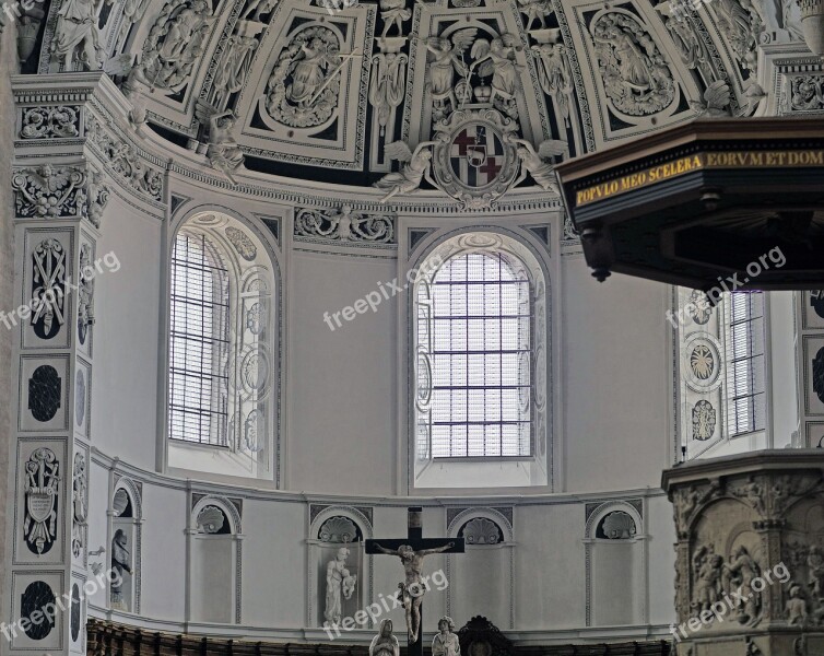 Trier Dom West Choir Half Round Stucco