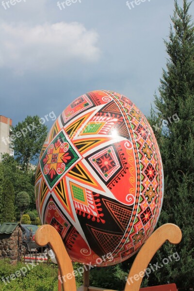 Easter Egg Religion Tradition Christ Is Risen Pysanka