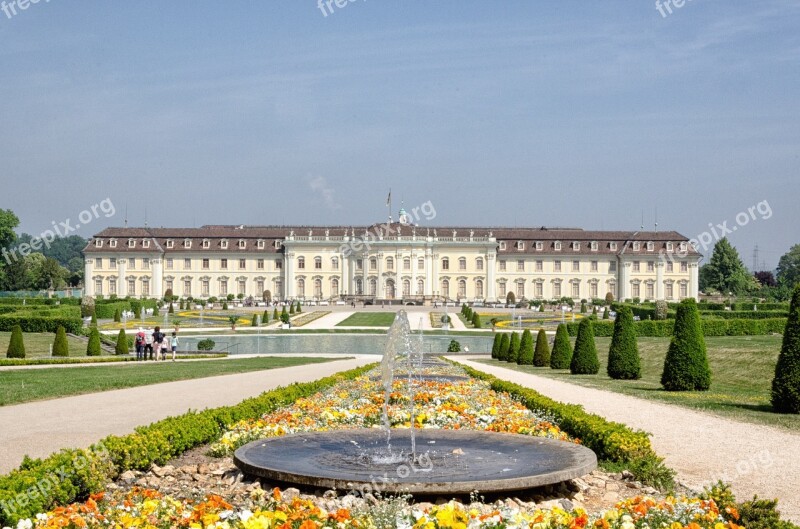 Castle Ludwigsburg Germany Baroque Park Garden