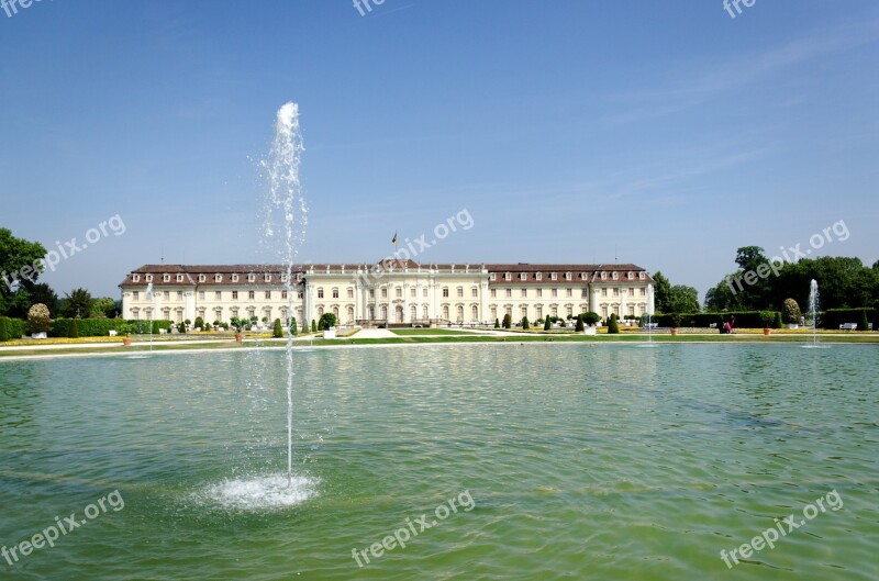 Castle Ludwigsburg Germany Baroque Park Garden